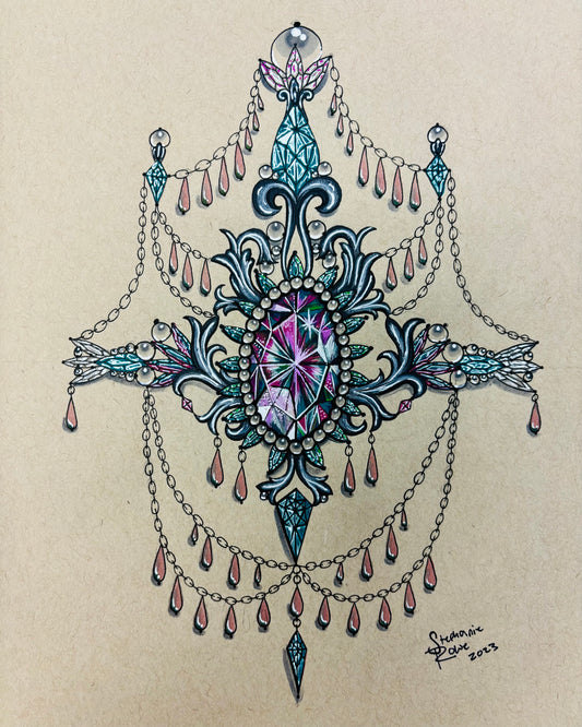 Alexandrite Jewel Print