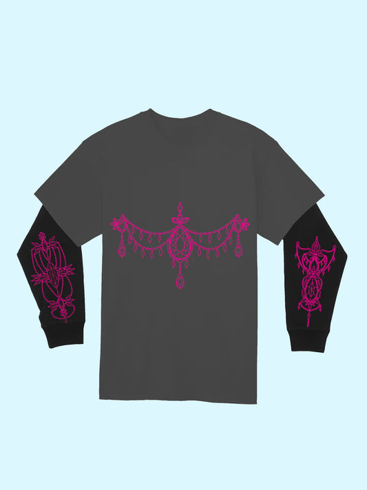 Multi-Jewel Long Sleeve T-Shirt